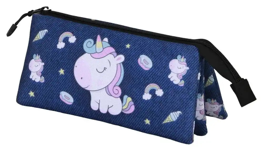 Oh My Pop! Triple Federmäppchen Sweety Dark Blue