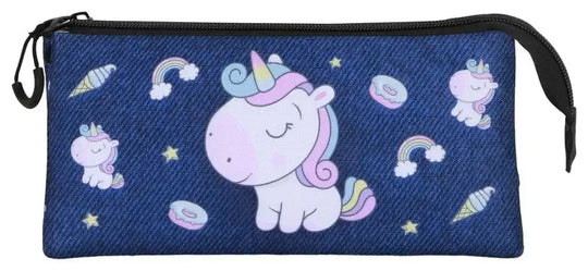 Oh My Pop! Triple Federmäppchen Sweety Dark Blue