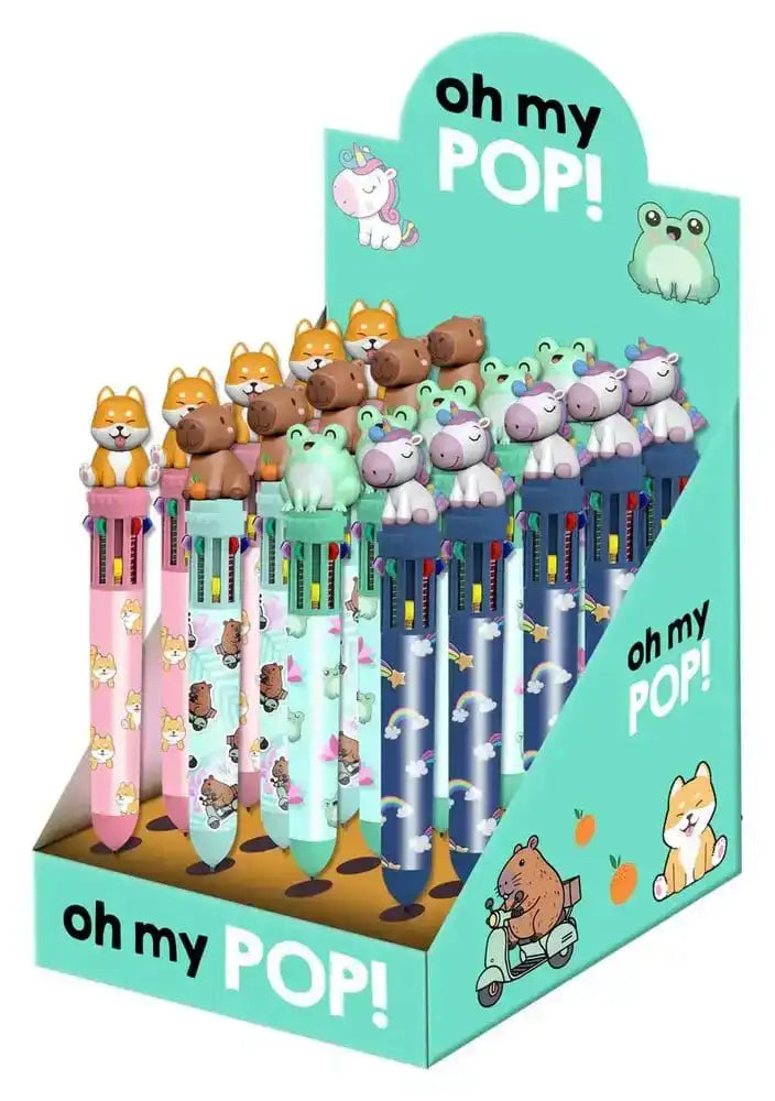 Oh My Pop ! Zehnfarbkugelschreiber Mix - Display (24)
