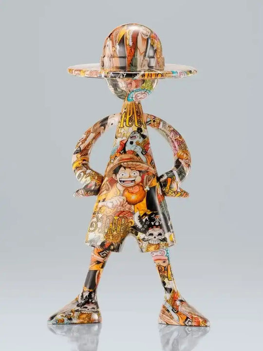 One Piece 1000 Logs Anniversary Luffy's ArtCanvas Figur 1/8 Luffy 22 cm