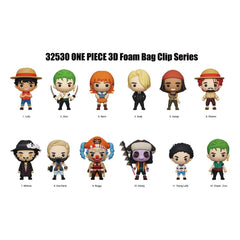 One Piece 3D PVC-Taschenanhänger Netflix Series 1 Display (24) - Smalltinytoystore