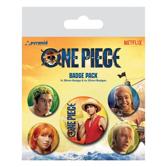 One Piece Ansteck-Buttons 5er-Pack The Straw Hats - Smalltinytoystore