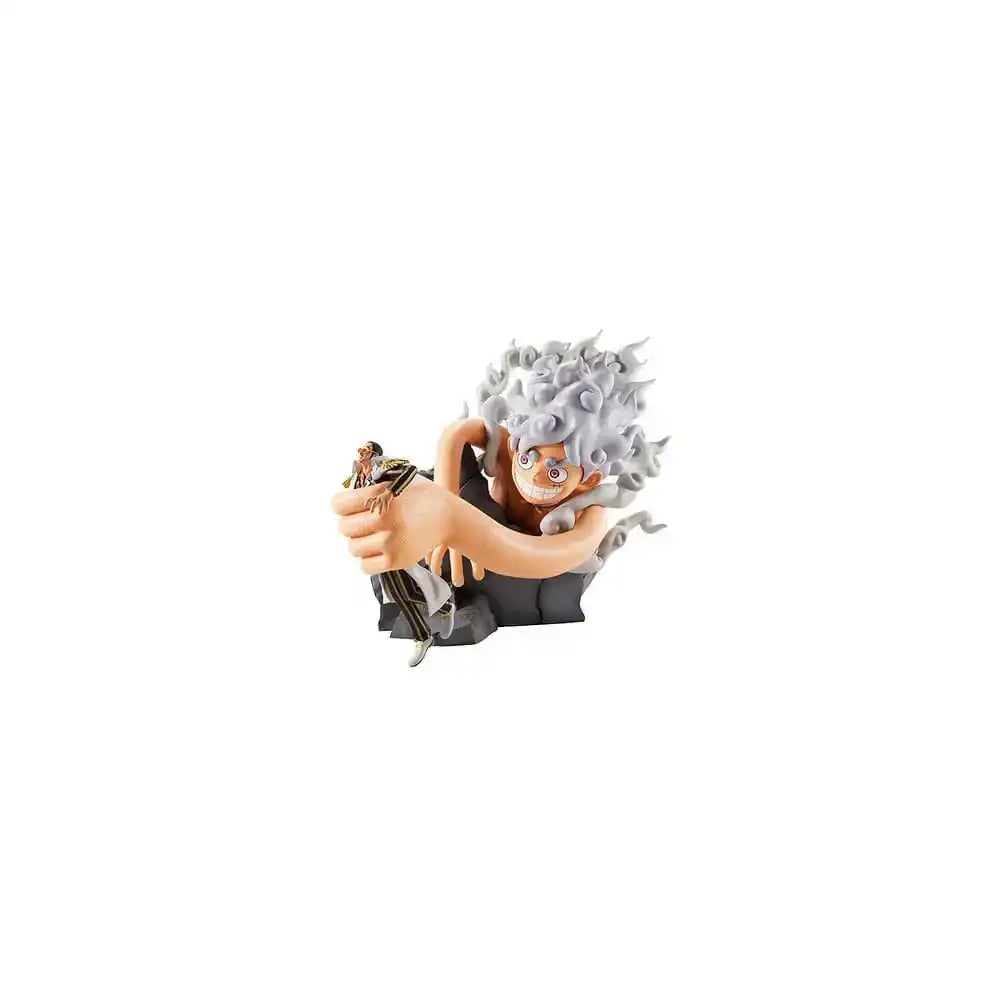 One Piece Burst of Energy Collection Ichibansho PVC Statue Monkey D Luffy Gear 5 vs Borsalino 20 cm - Smalltinytoystore