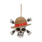One Piece Christbaumanhänger Luffy Jolly Roger 7 cm