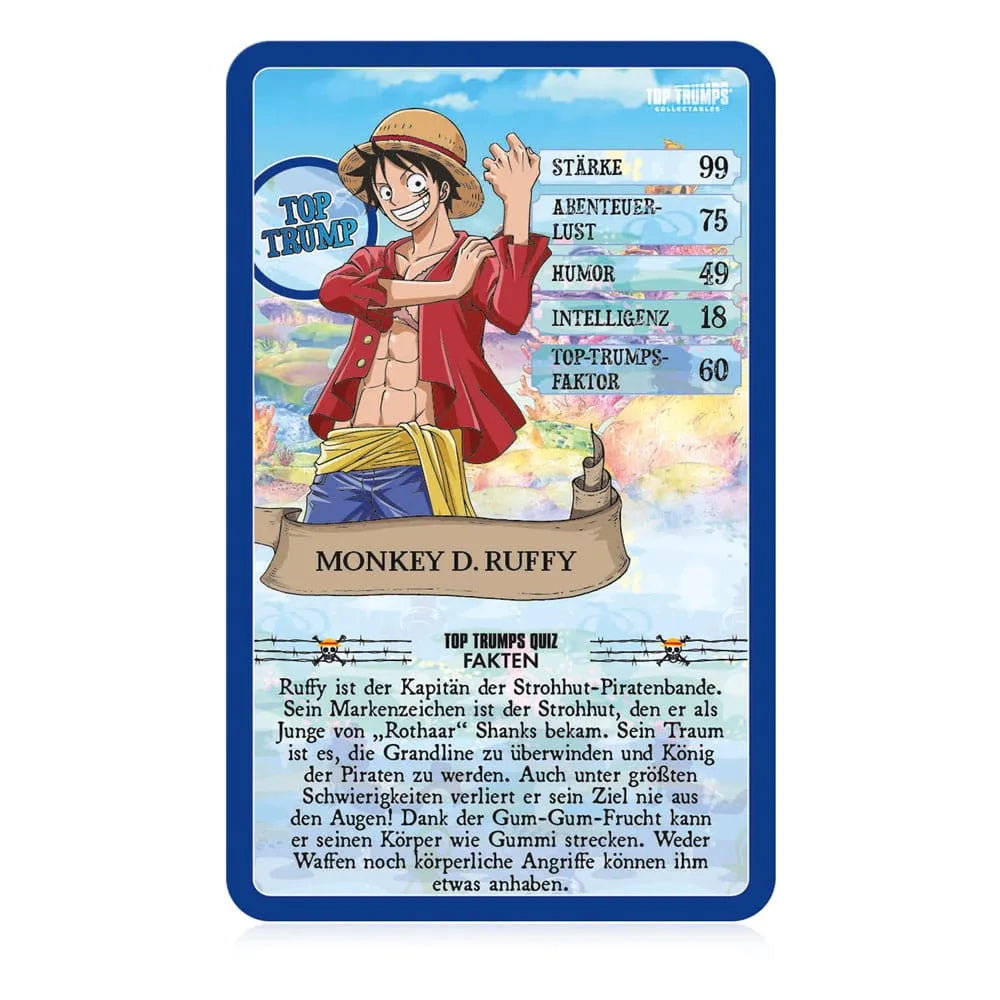 One Piece Collectables Kartenspiel Top Trumps Quiz Collection *Deutsche Version* - Smalltinytoystore