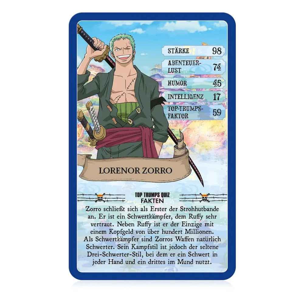 One Piece Collectables Kartenspiel Top Trumps Quiz Collection *Deutsche Version* - Smalltinytoystore