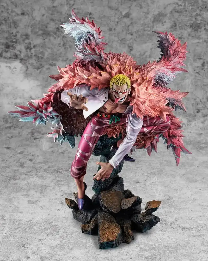 One Piece Excellent Model P.O.P PVC Statue SA-Maximum Heavenly Demon Donquixote Doflamingo 35 cm - Smalltinytoystore