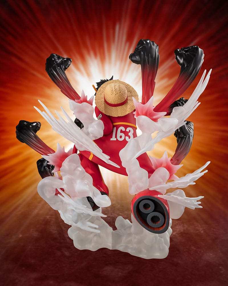 One Piece Figuarts ZERO Extra Battle PVC Statue Monkey D. Luffy -Gum Gum Hawk Gatling- 19 cm - Smalltinytoystore