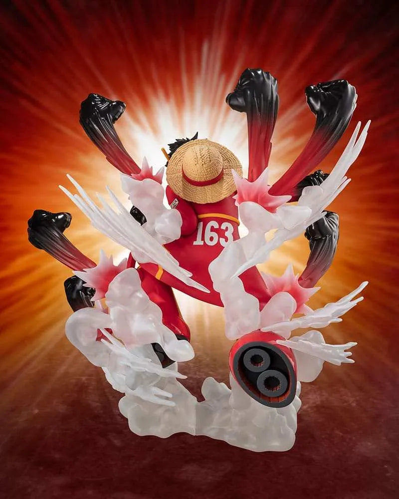 One Piece Figuarts ZERO Extra Battle PVC Statue Monkey D. Luffy -Gum Gum Hawk Gatling- 19 cm - Smalltinytoystore
