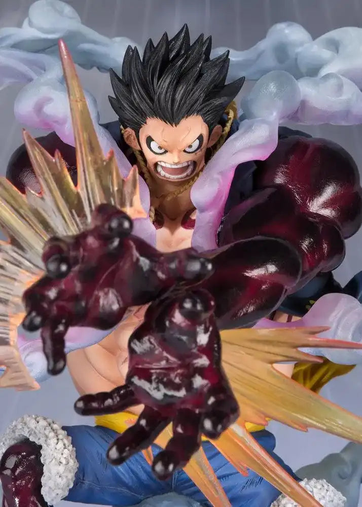 One Piece FiguartsZERO PVC Statue Monkey D. Ruffy Gear 4 Leo Bazooka Reissue 18 cm - Smalltinytoystore