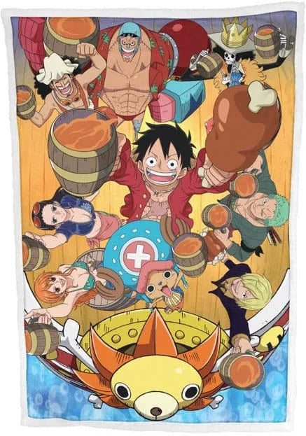 One Piece Fleecedecke Ver. 3 100 x 150 cm - Smalltinytoystore