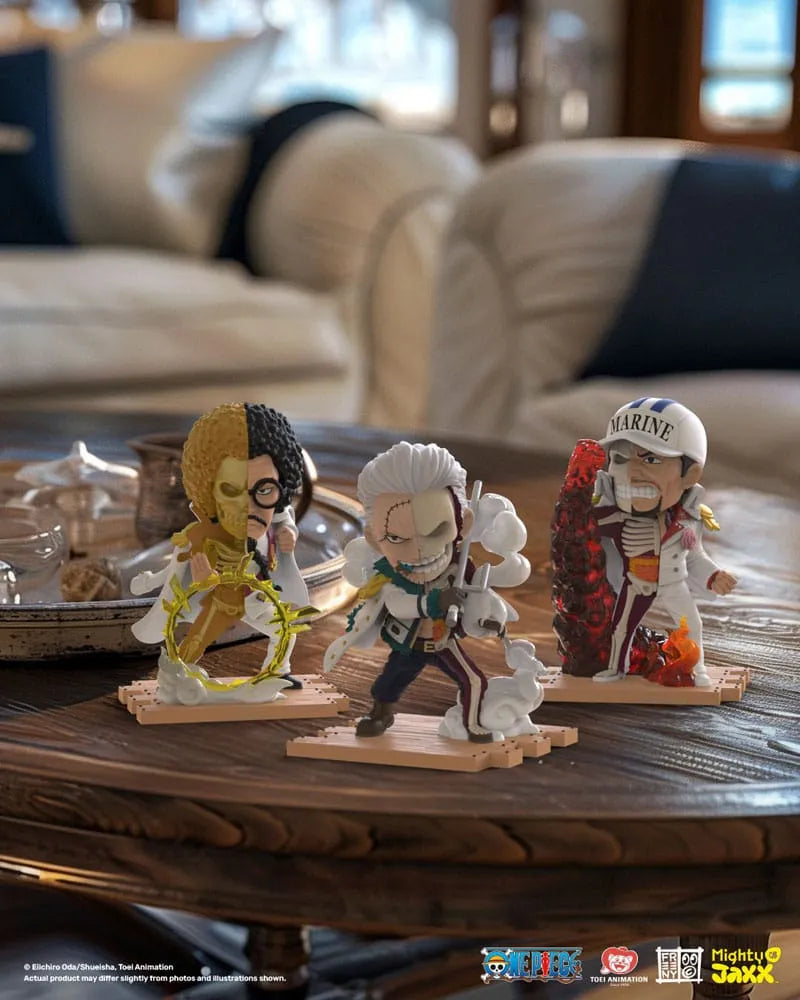 One Piece Freeny's Hidden Dissectables Marines Edition 4 inch Vinyl Figure Blind Box Display (6) - Smalltinytoystore