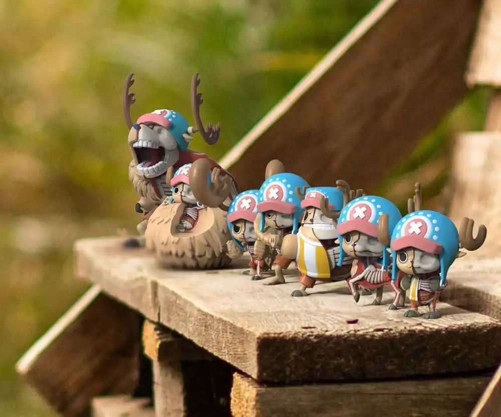 One Piece: Freeny's Hidden Dissectibles Series 3 Chopper 4 inch Vinyl Figure Blind Box Display (6) - Smalltinytoystore