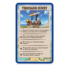 One Piece Kartenspiel Top Trumps Quiz *Deutsche Version* - Smalltinytoystore