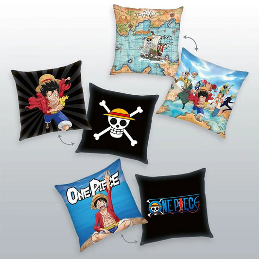One Piece Kissen 3er-Pack Characters 40 x 40 cm - Smalltinytoystore