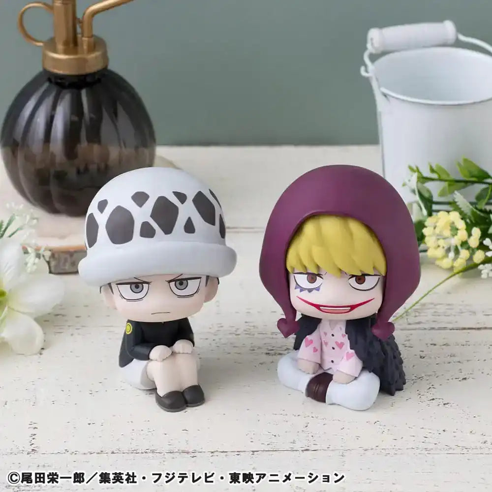One Piece Look Up PVC Statuen Trafalgar Law Childhood Ver. & Corazon 11 cm (with gift) - Smalltinytoystore