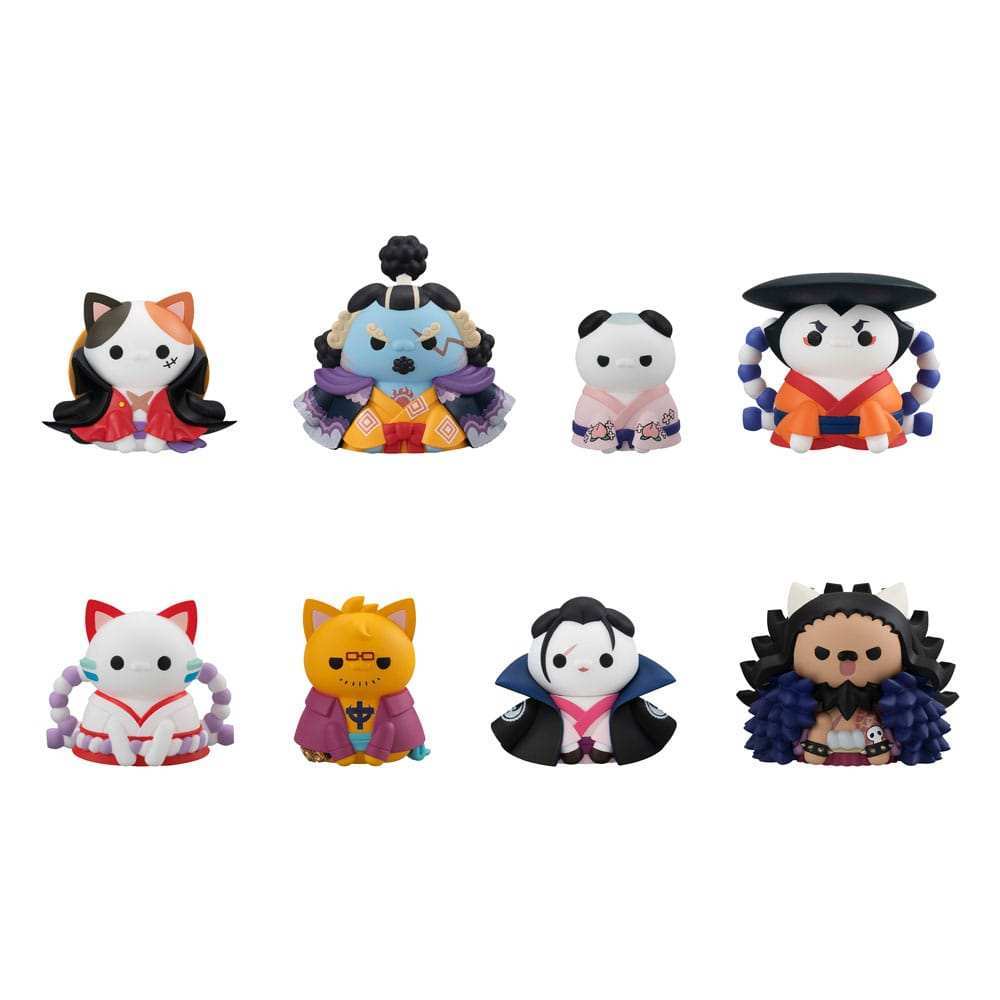 One Piece Mega Cat Project Sammelfiguren NyanPieceNyan! Ver. Luffy in Wano Kuni 3 cm (8) - Smalltinytoystore