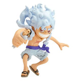 One Piece Mega WCF PVC Statue Monkey D. Ruffy vs Borsalino 13 cm