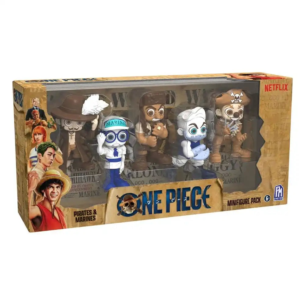 One Piece Minifiguren Set Prates & Marines 6 cm - Smalltinytoystore