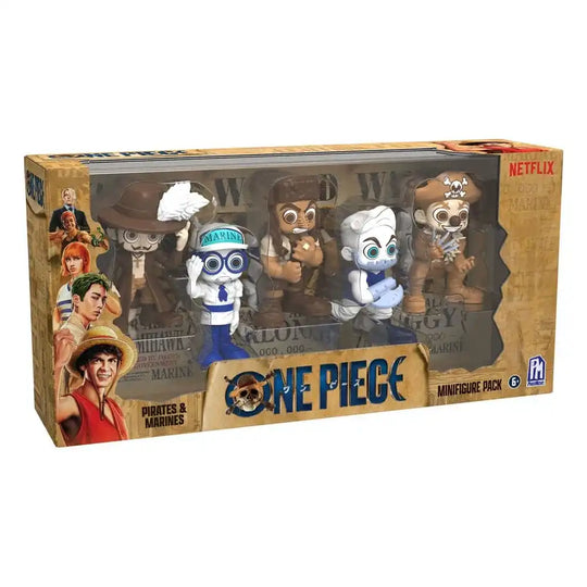 One Piece Minifiguren Set Prates & Marines 6 cm - Smalltinytoystore