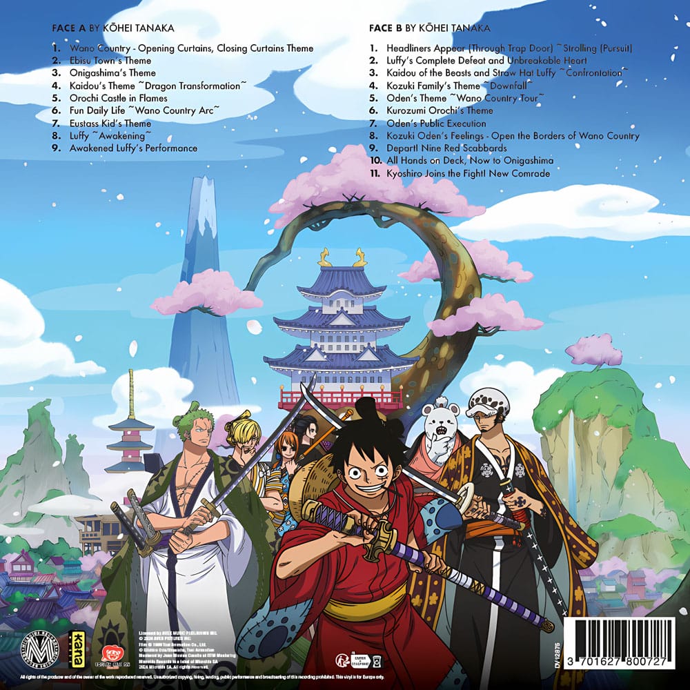 One Piece Original Soundtrack LP Vinyl Land of Wano - Smalltinytoystore