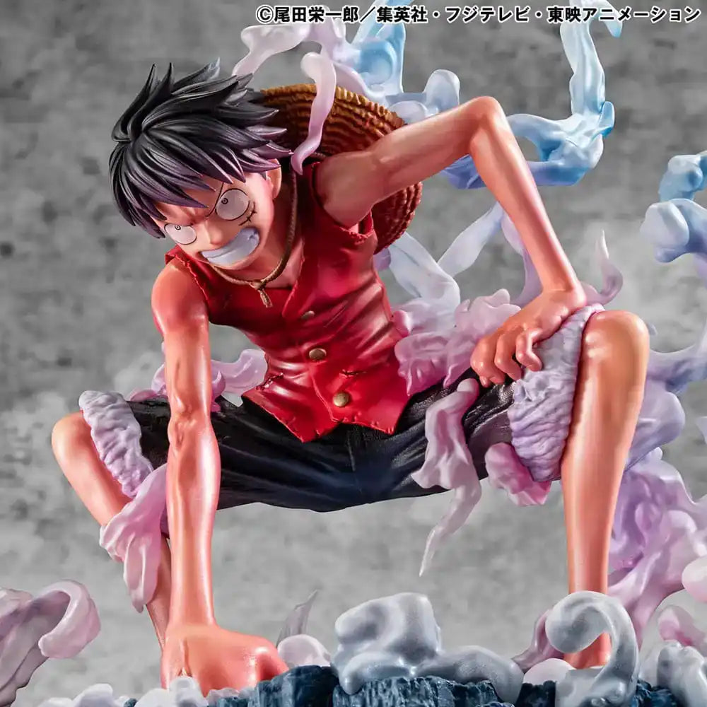 One Piece P.O.P PVC Statue Monkey D. Ruffy Gear 2 Limited Edition 19 cm - Smalltinytoystore