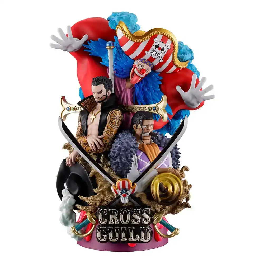 One Piece Petitrama DX PVC Mini-Statue Logbox Re Birth 03 Cross Guild 15 cm - Smalltinytoystore