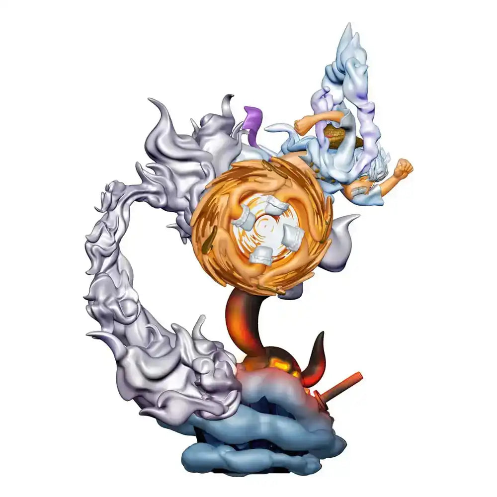 One Piece Petitrama PVC Mini-Statue Logbox Re Birth Gear Fifth Special Set 9 cm - Smalltinytoystore