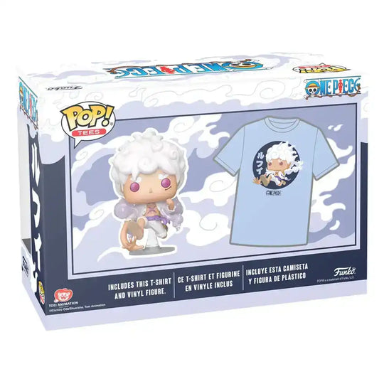 One Piece POP! & Tee Vinyl Figur & T-Shirt Set Luffy Fifth Gear Größe L - Smalltinytoystore