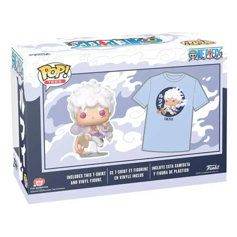 One Piece POP! & Tee Vinyl Figur & T-Shirt Set Luffy Fifth Gear Größe S - Smalltinytoystore