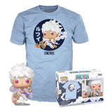 One Piece POP! & Tee Vinyl Figur & T-Shirt Set Luffy Fifth Gear - Smalltinytoystore