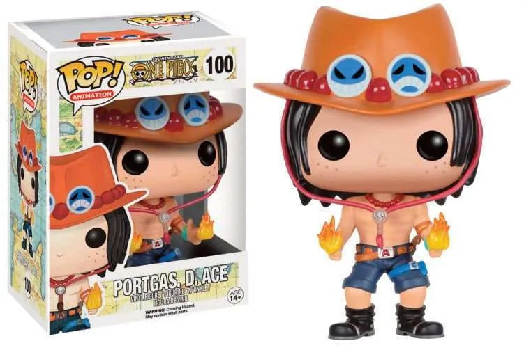 One Piece POP! Animation Vinyl Figur Portgas D. Ace 9 cm - Smalltinytoystore