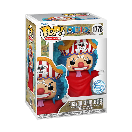 One Piece POP! Movies Vinyl Figur Buggy (Post Time-Skip) Exclusive 9 cm - Smalltinytoystore
