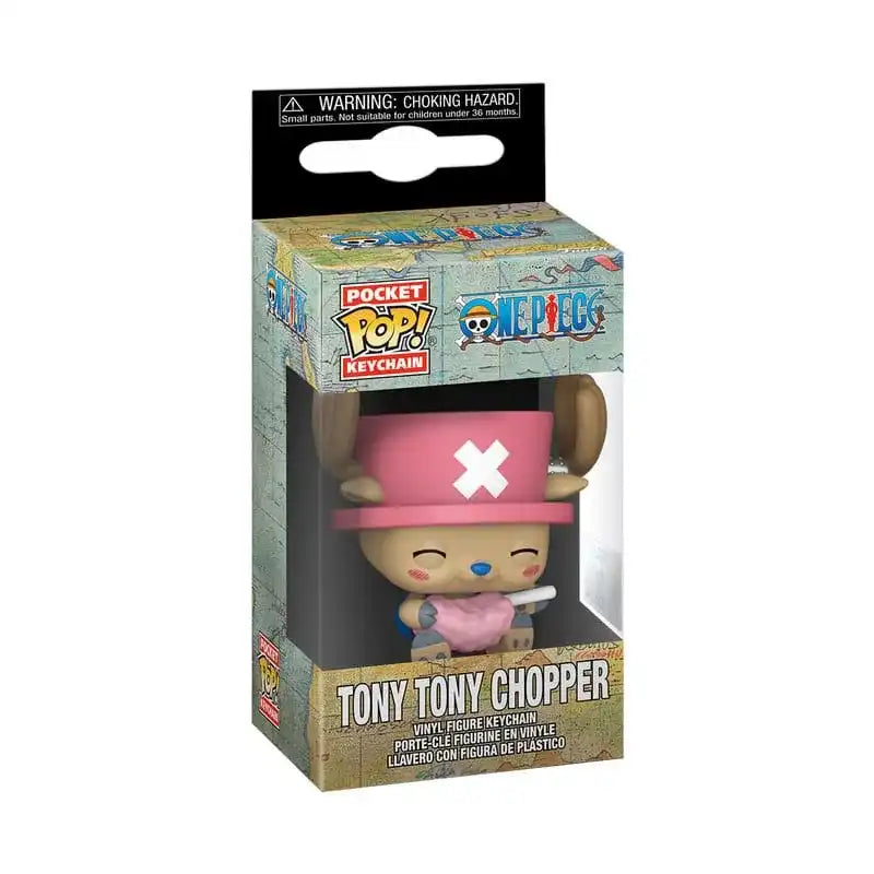 One Piece POP! Vinyl Schlüsselanhänger 4 cm Chopper w/Cotton Candy Display (12)