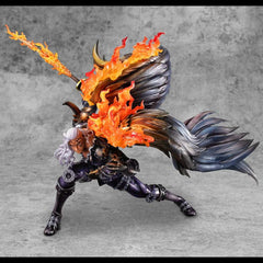 One Piece Portrait Of Pirates WA-MAXIMUM PVC Statue Beasts Pirates All-Stars King 33 cm - Smalltinytoystore