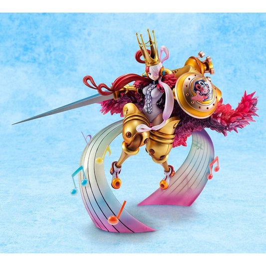 One Piece Red Maximum Portrait Of Pirates PVC Statue Uta I´m Invincible 29 cm - Smalltinytoystore
