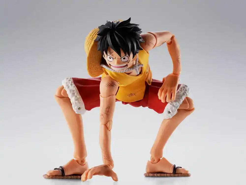 One Piece S.H.Figuarts Actionfigur Monkey D. Luffy Marineford 15 cm - Smalltinytoystore