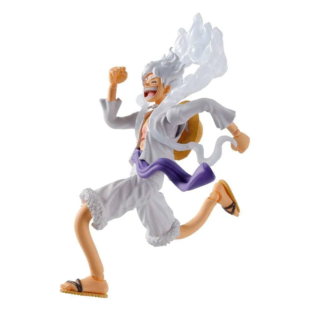 One Piece S.H. Figuarts Actionfigur Monkey D. Ruffy Gear 5 15 cm - Smalltinytoystore
