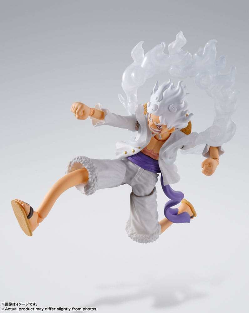 One Piece S.H. Figuarts Actionfigur Monkey D. Ruffy Gear 5 15 cm - Smalltinytoystore