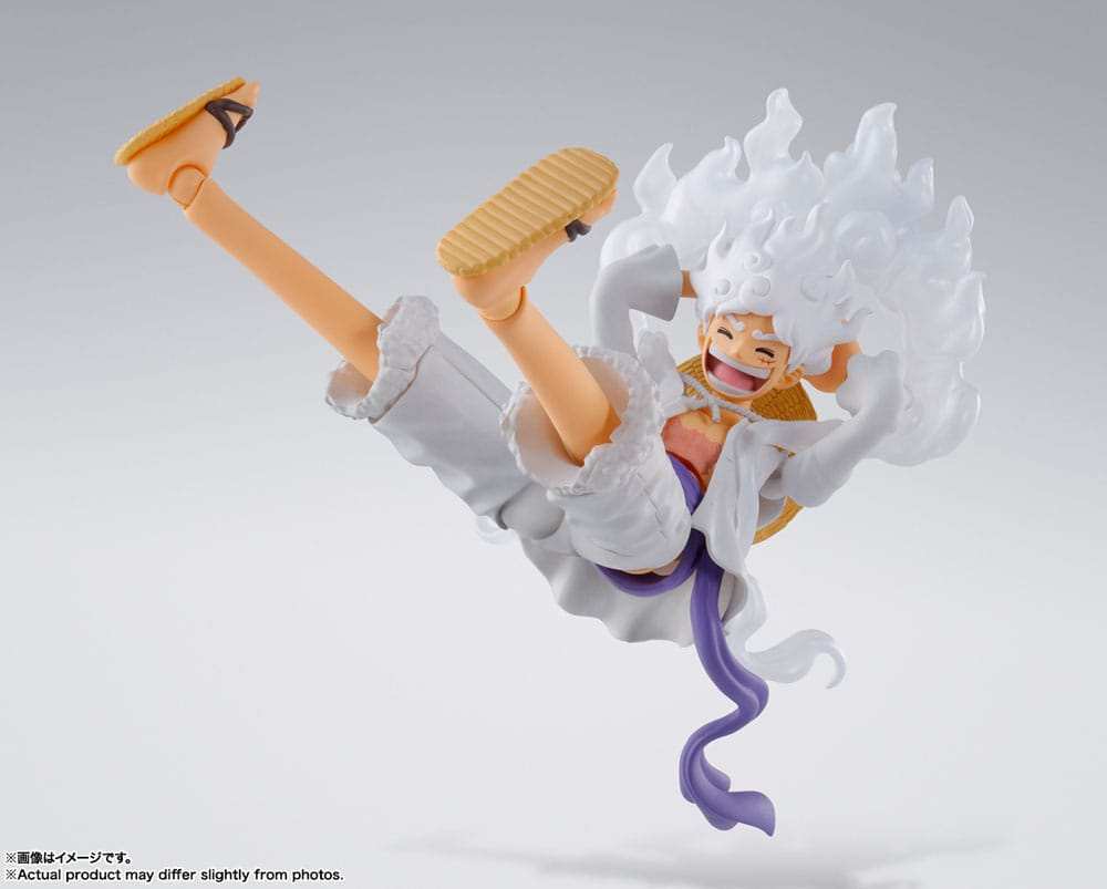 One Piece S.H. Figuarts Actionfigur Monkey D. Ruffy Gear 5 15 cm - Smalltinytoystore