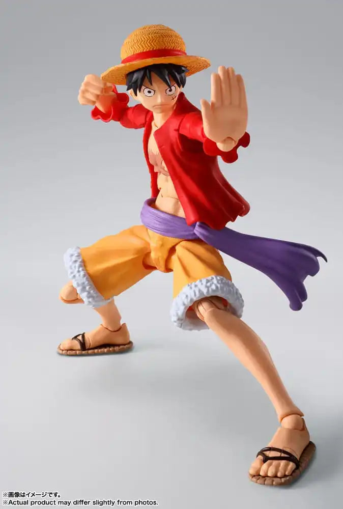 One Piece S.H. Figuarts Actionfigur Monkey D. Ruffy (The Raid on Onigashima) 14 cm - Smalltinytoystore