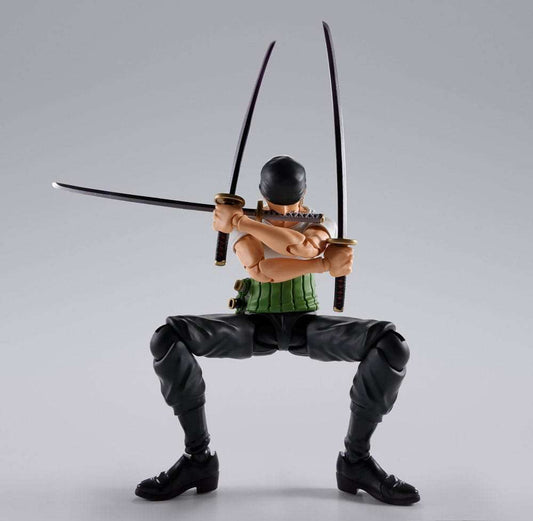 One Piece S.H.Figuarts Actionfigur Roronoa Zoro Romance Dawn Ver. 15 cm - Smalltinytoystore