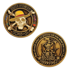 One Piece Sammelmünze 4 cm - Smalltinytoystore