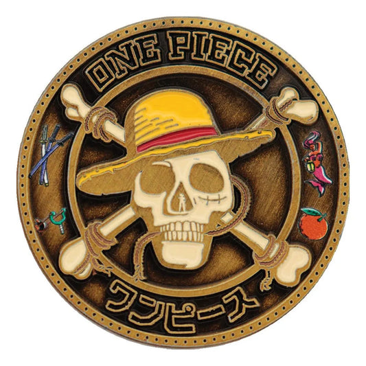 One Piece Sammelmünze 4 cm - Smalltinytoystore