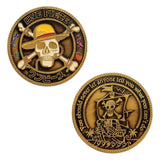 One Piece Sammelmünze 4 cm - Smalltinytoystore