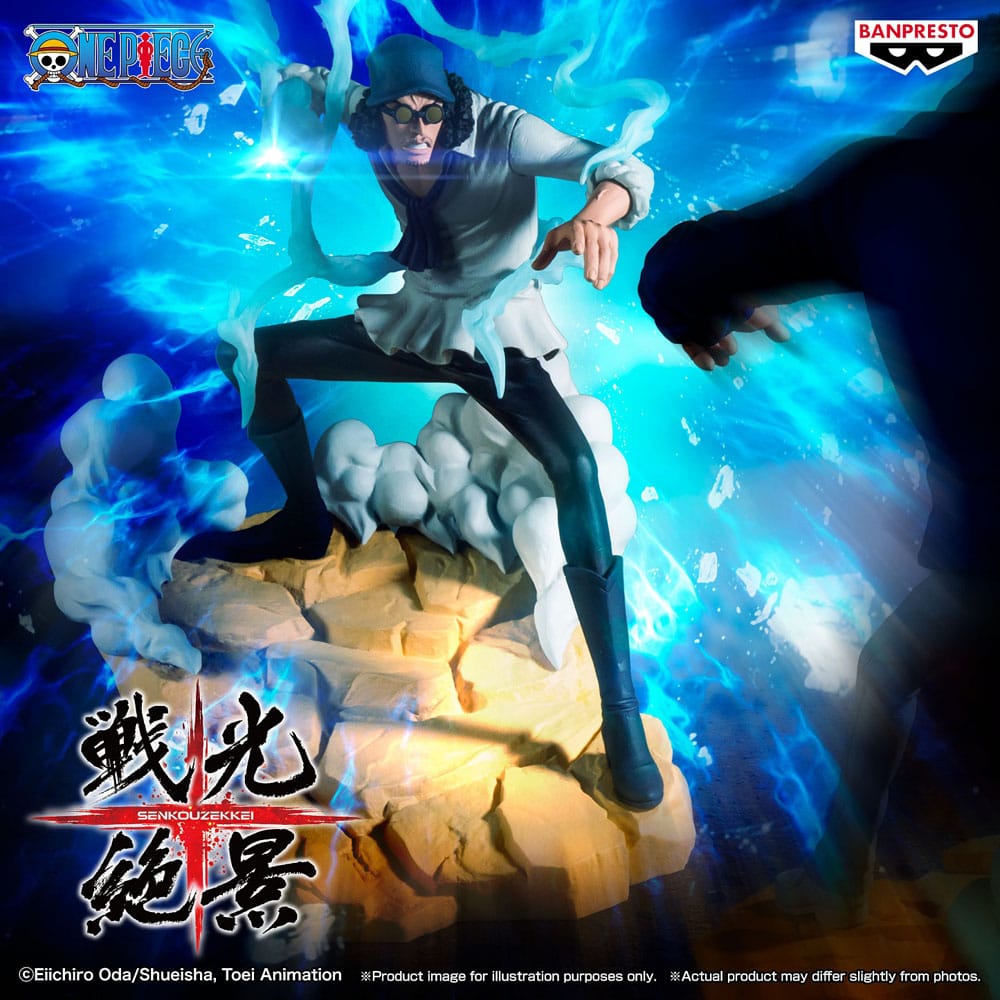 One Piece Senkozekkei PVC Statue Kuzan 17 cm - Smalltinytoystore