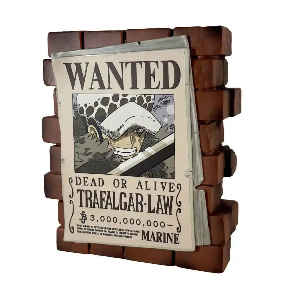 One Piece Spardose Law Wanted - Smalltinytoystore