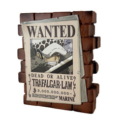 One Piece Spardose Law Wanted - Smalltinytoystore
