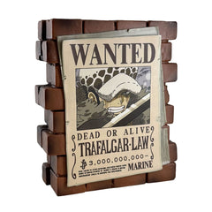 One Piece Spardose Law Wanted - Smalltinytoystore