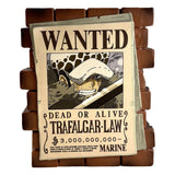 One Piece Spardose Law Wanted - Smalltinytoystore